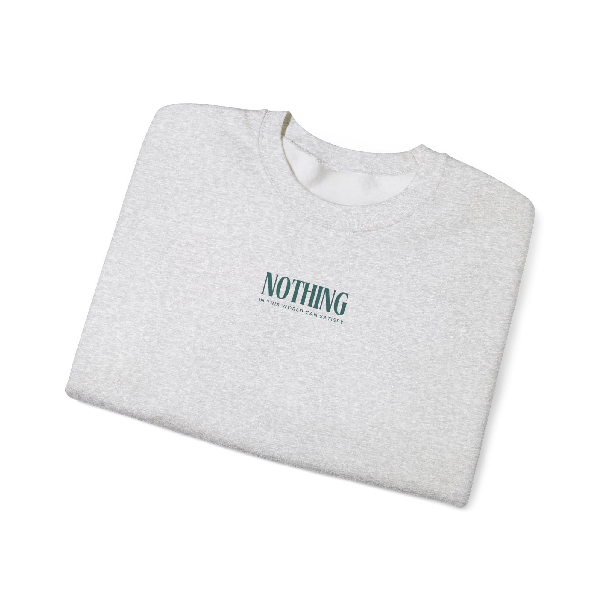 'Only Jesus Christ Can Satisfy' Crewneck Sweatshirt - Image 7